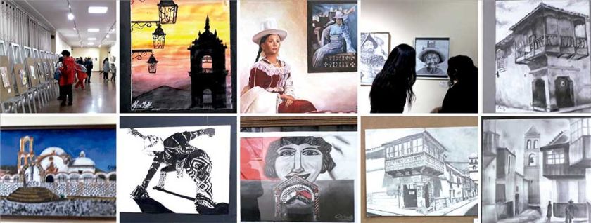 Exponen los finalistas en Artinkuy en el Pabellón de los Oficiales Reales