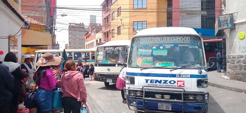 No logran acuerdos sobre el tema de los pasajes de micros en Potosí