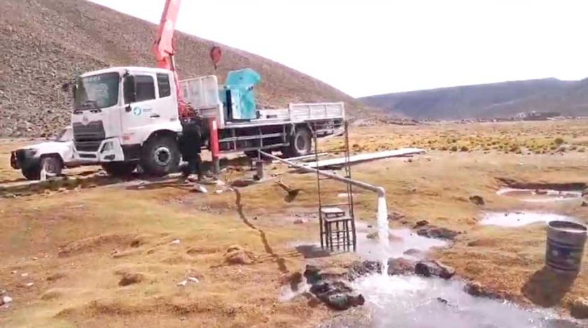 Gobernación inicia perforación de pozos en la cuenca Kari Kari