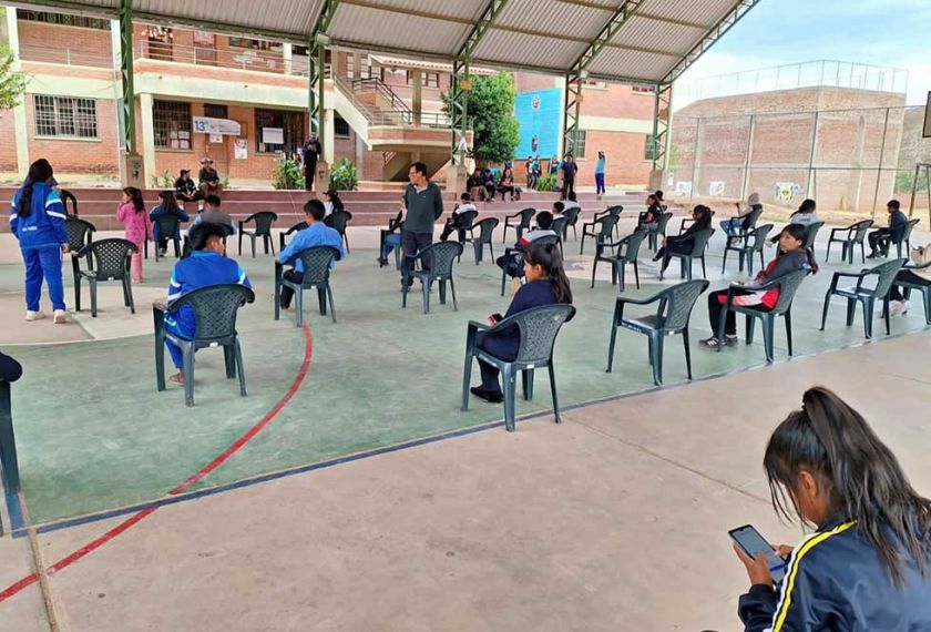 Pruebas de olimpiadas científicas se aplicaron pese a bloqueos en Potosí