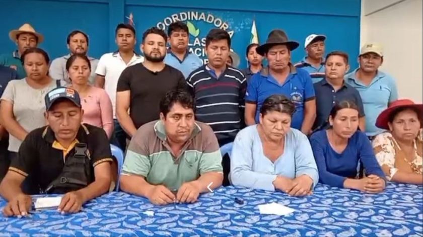 ‘Evistas’ exigen la retirada de policías y militares del Chapare tras ataque a Evo Morales