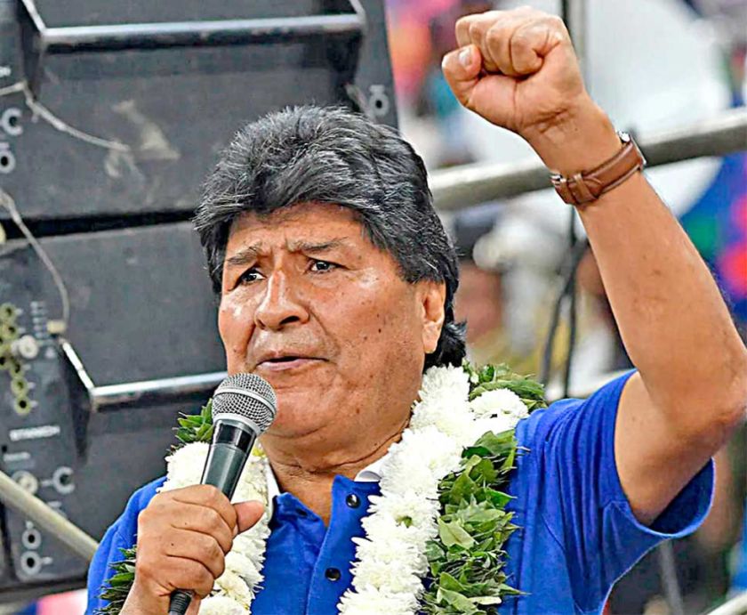 Habrá “levantamiento” indígena y militar: Evo