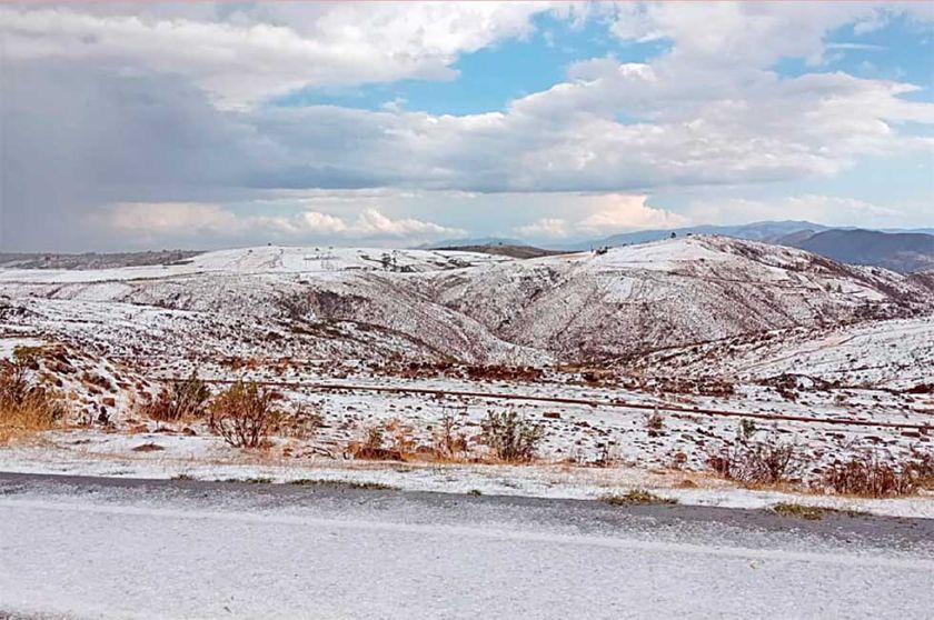 Tarabuco: Granizada afecta a La Ciénega