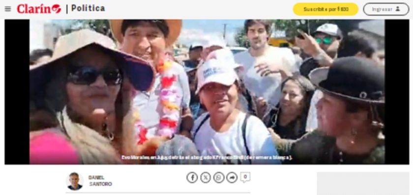 Denuncian a Evo Morales por supuesto abuso sexual de menores en Argentina