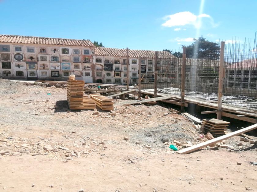 Habilitan nuevos pabellones en el cementerio de Potosí