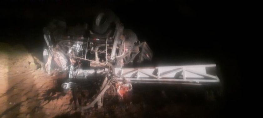 Aparatoso accidente enluta a la familia del transporte potosino