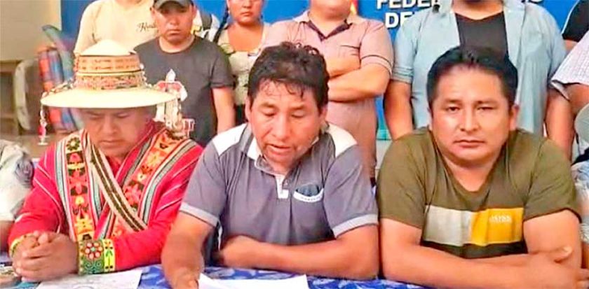 Evismo llama a marcha contra autoprorrogados