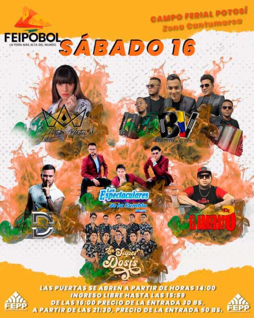 Antho Mattei y Bendito Vallenato se suman al escenario de la Feipobol 