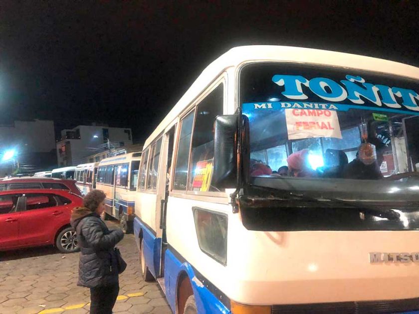Transporte potosino traslada a visitantes de la Feipobol 