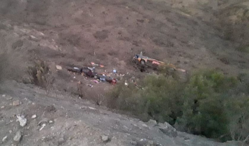 Un bus se embarranca en la ruta Tarija-Tupiza; reportan varios fallecidos y heridos