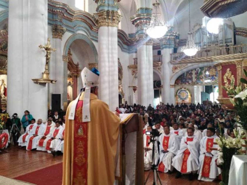 Diócesis de Potosí celebró su centenario con misa y actos