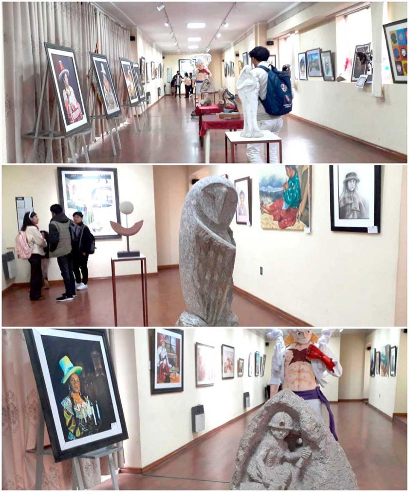 Abap Potosí expone piezas de sus artistas potosinos