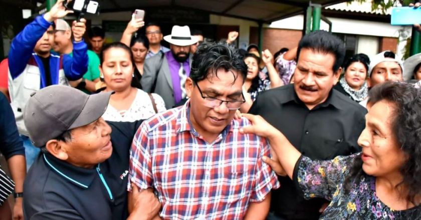 Héctor Arce queda en libertad luego de ser trasladado a la Felcc en Cochabamba