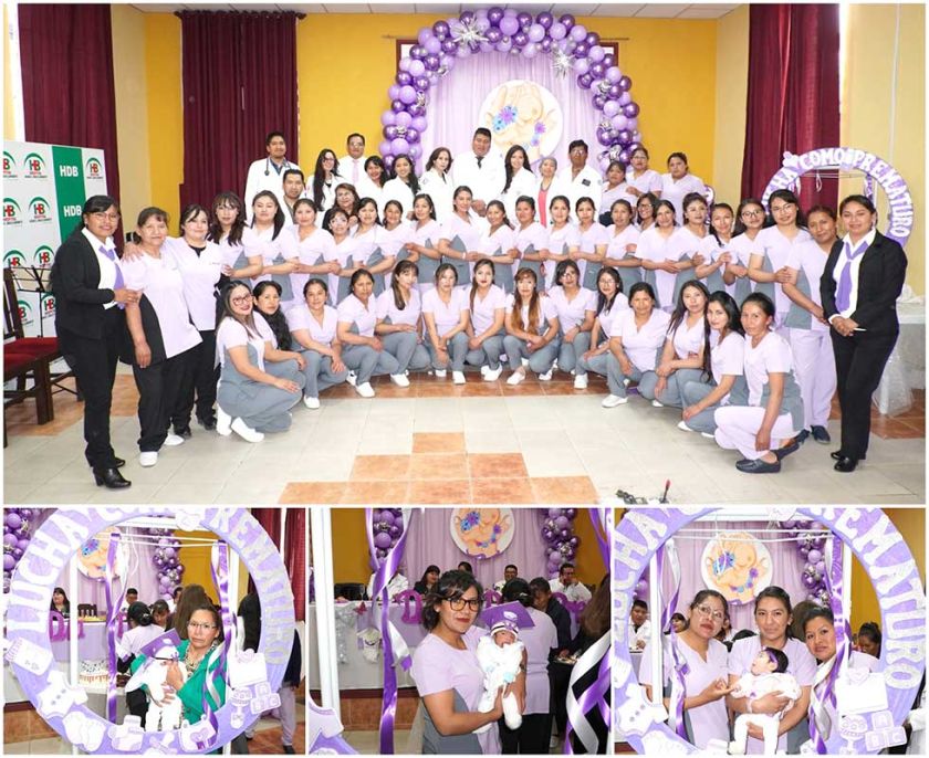 Bracamonte celebró el Día Mundial del bebé prematuro