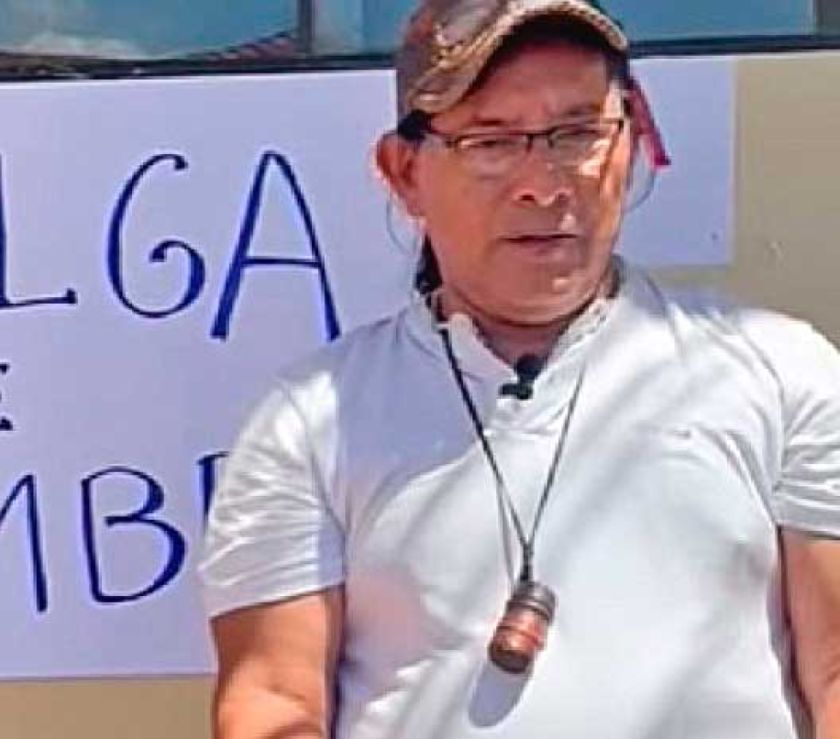 Candidato al TCP inicia una huelga y se encadena