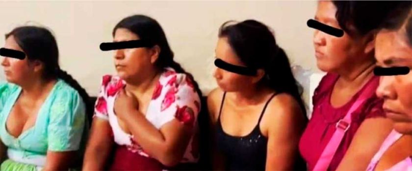 Droga en prendas íntimas de ocho mujeres: Bolivia