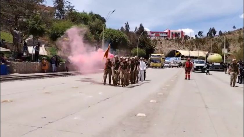 Evalúan a estudiantes de la facultad policial en Potosí
