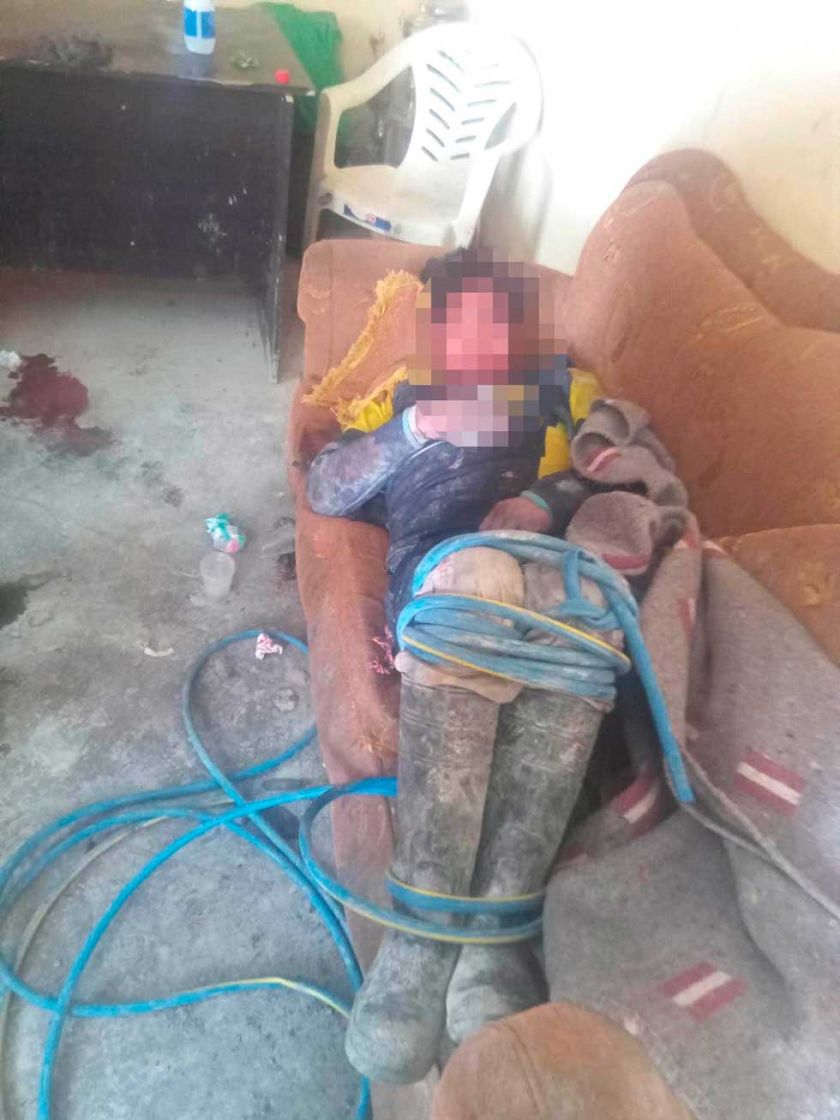 Atrapan a un supuesto jucu en una mina y lo golpean