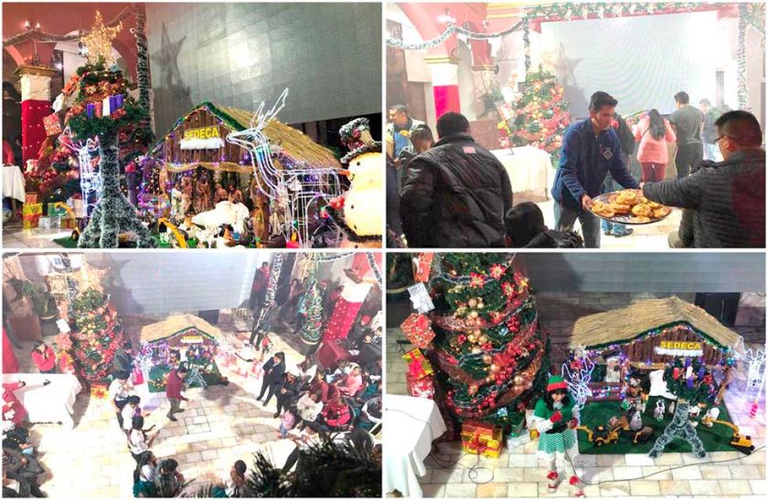 La Gobernación potosina luce sus decoraciones de Navidad