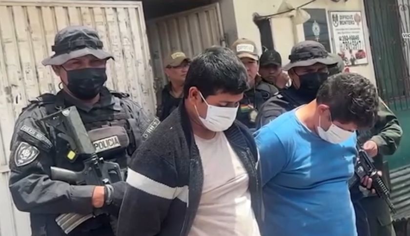 Presentan a ‘Leches’ y ‘Cristian’, presuntos cabecillas del grupo armado de avasalladores