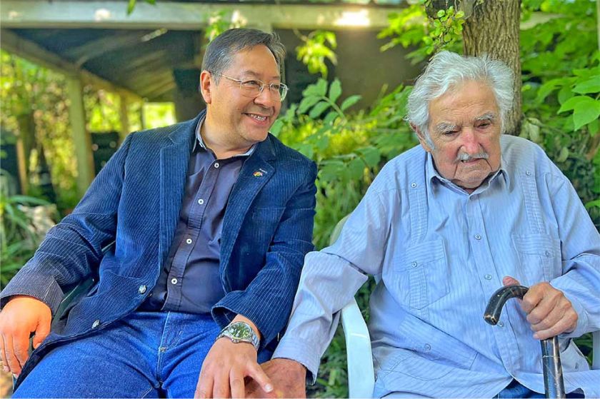 Arce visita a José Mujica en Uruguay