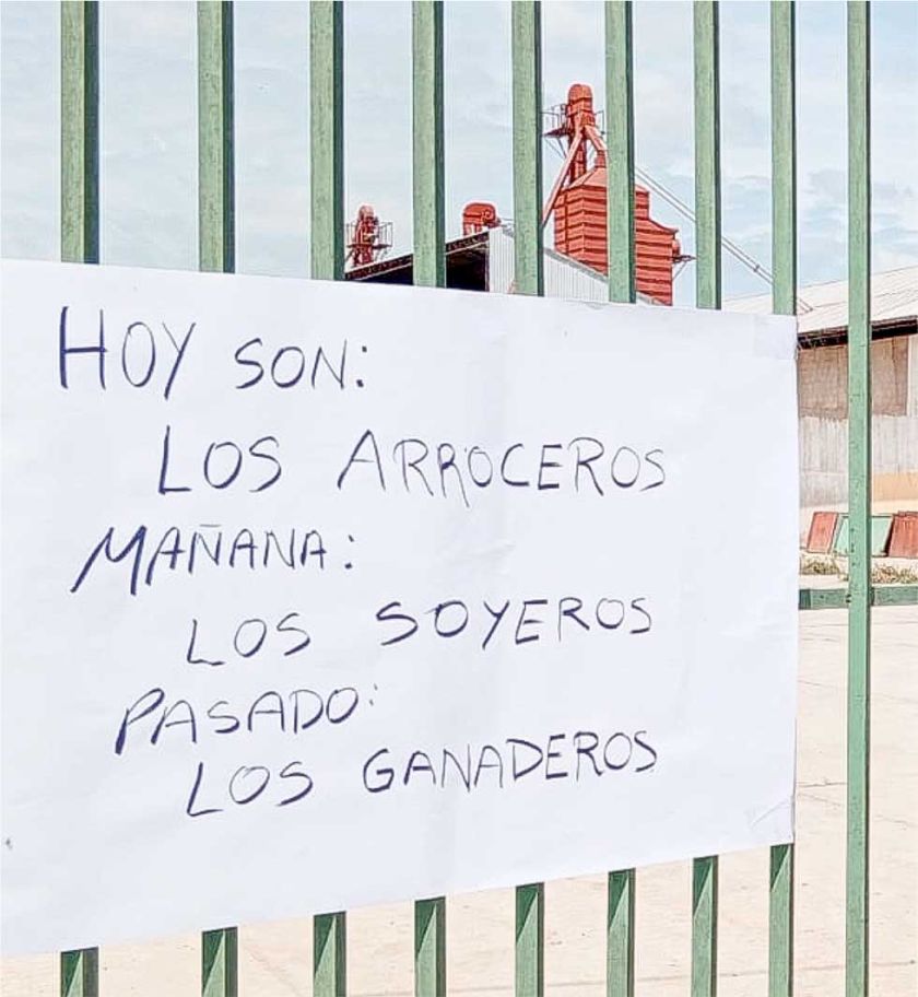 Los arroceros rechazan diálogo con el Gobierno