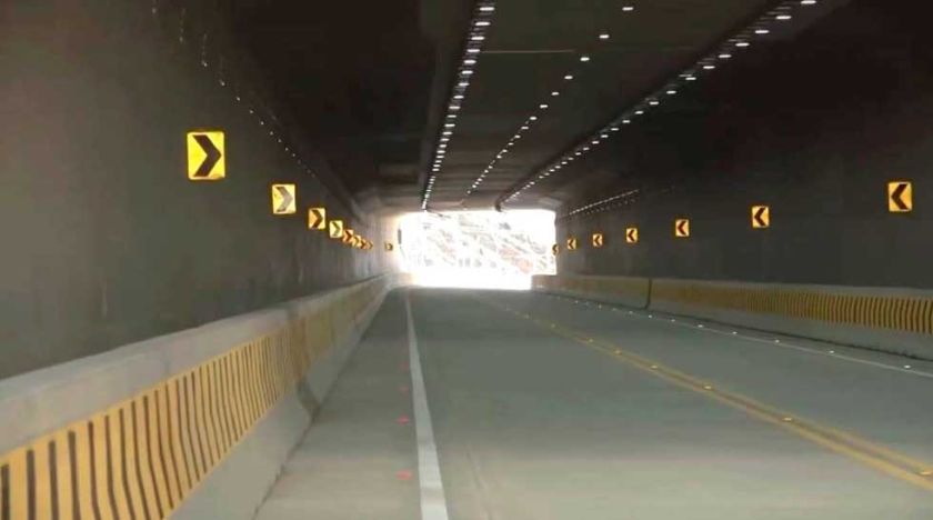 Viaducto del aeropuerto fue escenario de una colisión