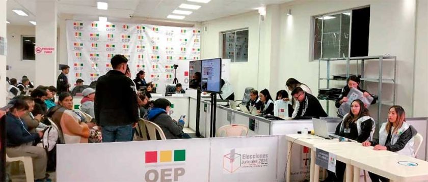 Judiciales: Cómputo oficial avanza lentamente en el Departamento de Potosí