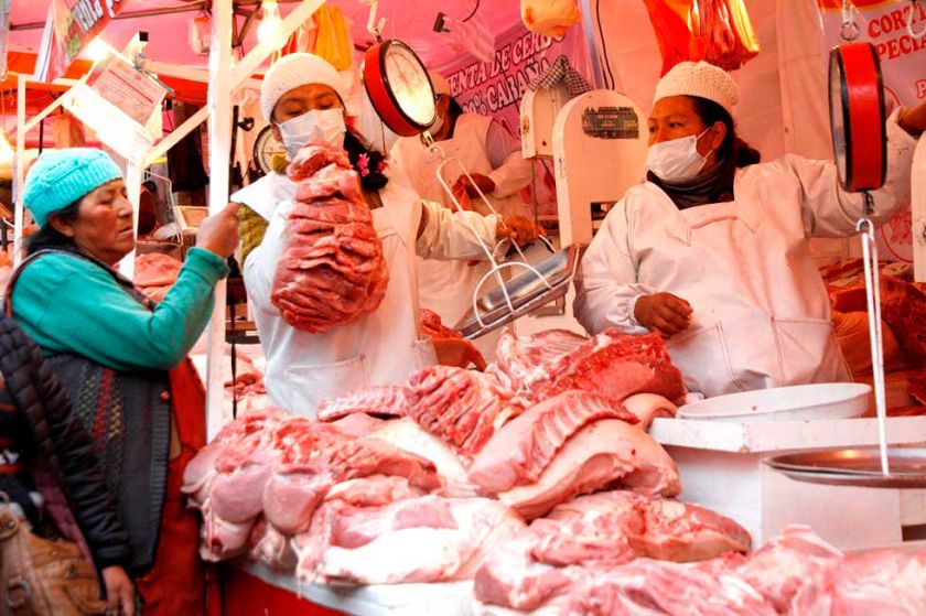 Sedes controla la calidad de la carne de cerdo por fin de año