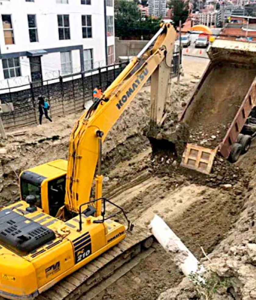 La Paz: Disminuye el lodo en Bajo Llojeta