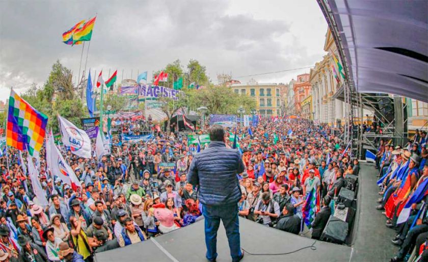 Arce: Sectores sociales decidirán mi candidatura