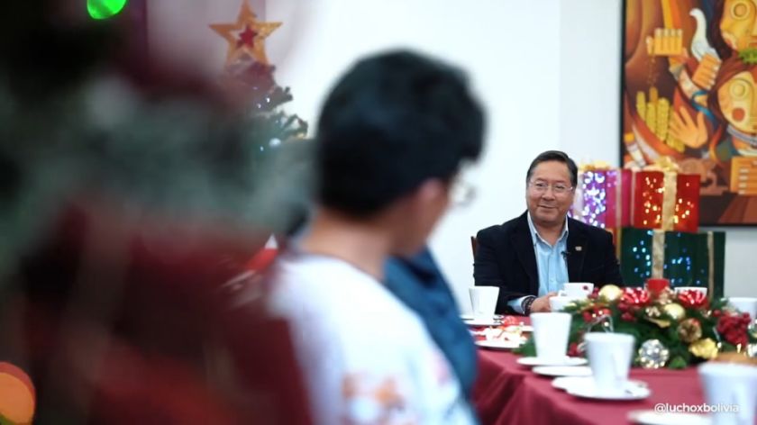 Presidente Arce desea paz y esperanza en esta Navidad y afirma que el 2025 será el año de la Bolivia industrializada