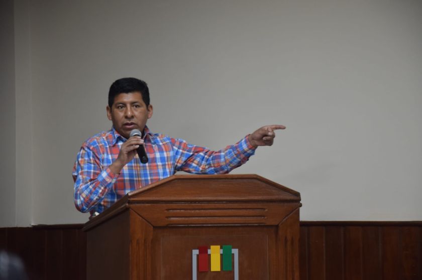 Vocal Tahuichi pide al Legislativo incorporar a los vocales del TSE a la ley de juicio de responsabilidades