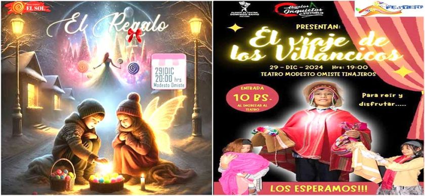 Festival de Teatro Potosí se centra en la Navidad