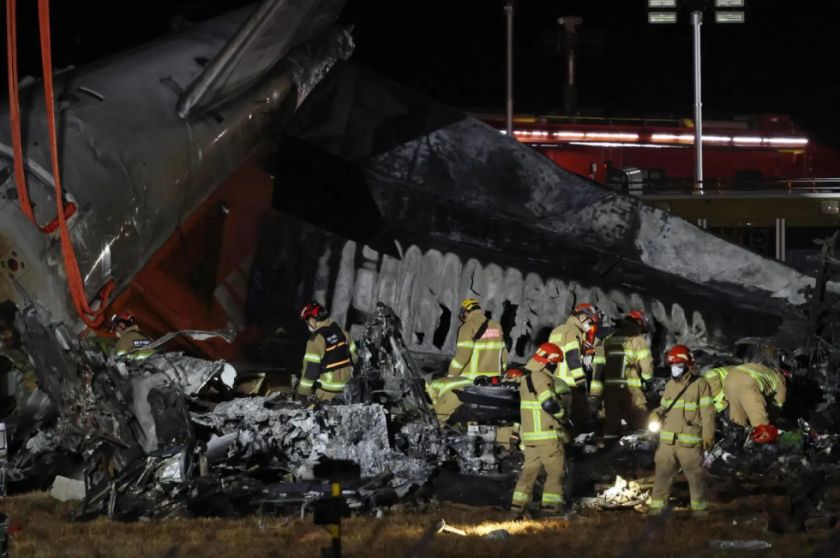 Cronología: Los nueve minutos que decidieron el destino fatal del vuelo surcoreano 7C2216