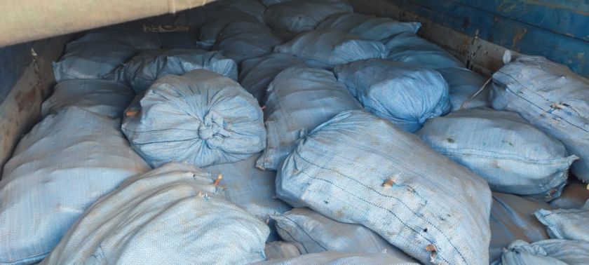 Ni la yuca se salva del contrabando: decomisan yuca y carne de cerdo valuados en Bs 147.000 en La Paz