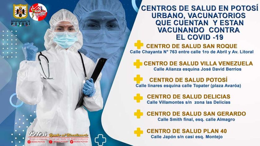 Sedes habilita 18 puntos de vacunación en la Villa Imperial