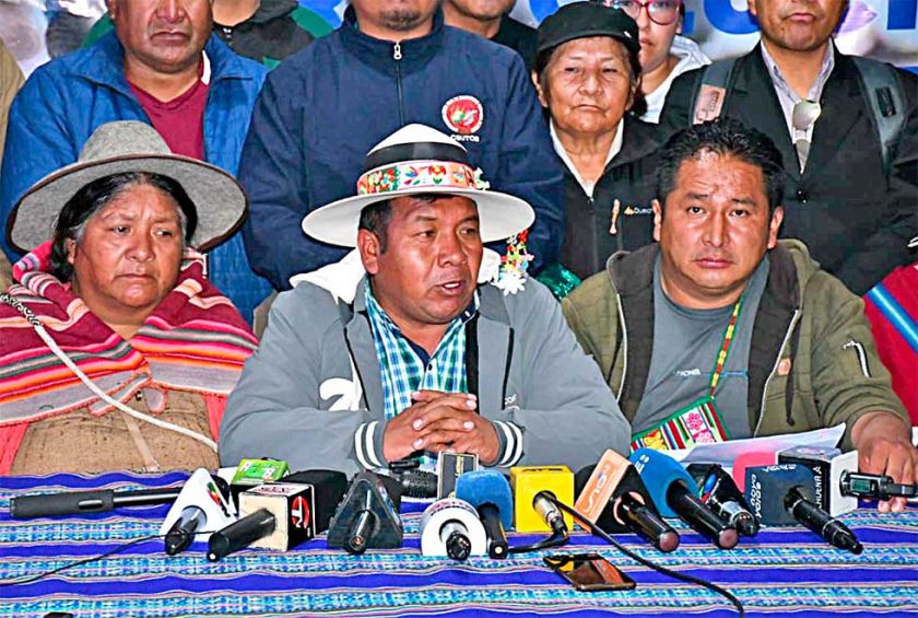 Sector de Andrónico intenta unificar las facciones del MAS
