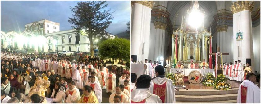 Diócesis de Potosí abrió la puerta del Jubileo 2025