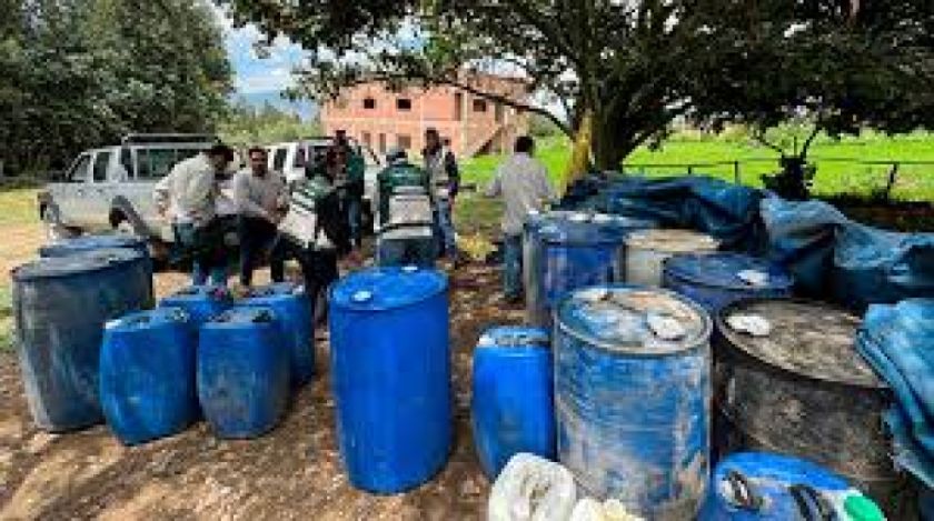Cochabamba: ANH identifica a clan familiar que transportaba más de 2.800 litros de combustible 