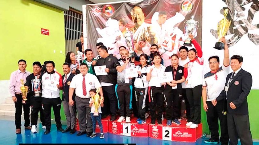 Cochabamba gana el Open de karate