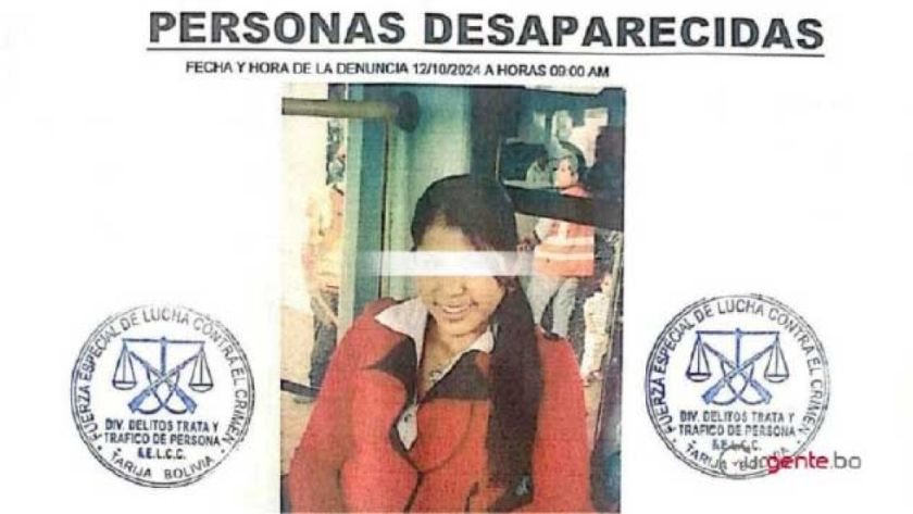Caso trata: Inician acciones  para hallar a víctima de Evo