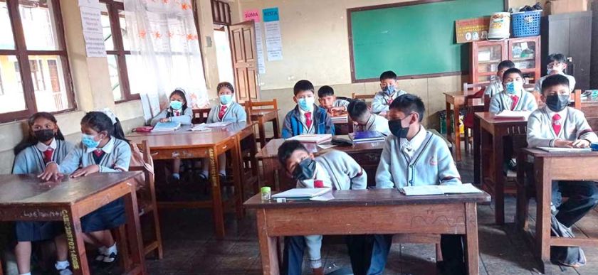 Reiteran obligatoriedad del uso del barbijo en las unidades educativas del Departamento