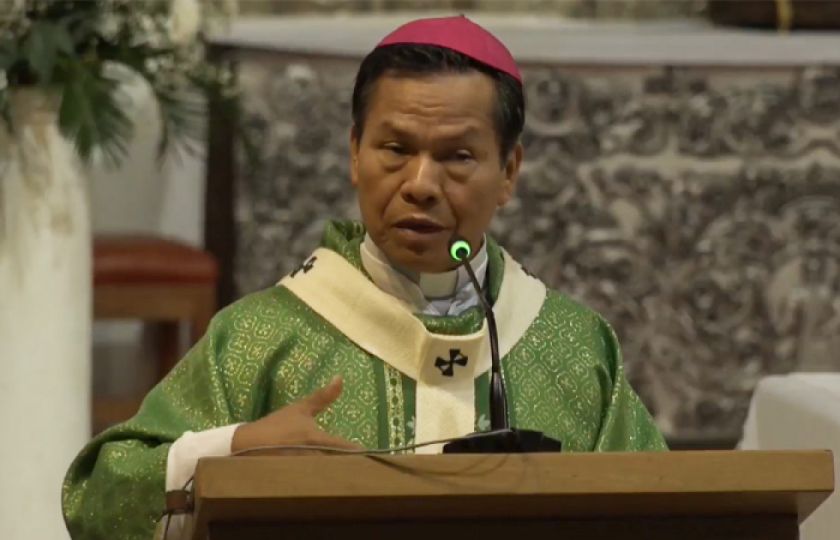 Monseñor Leigue insta a ser valientes y buscar el cambio ante la incertidumbre del país