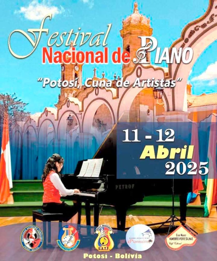 Potosí será sede del primer Festival Nacional de Piano