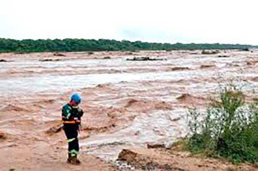 Hasta hoy se mantiene alerta por riesgo de crecida de los ríos por las lluvias