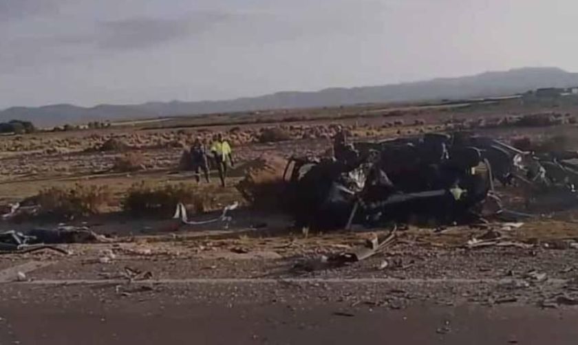 Oruro: 12 muertos y 4 heridos en un accidente en la ruta Totora-Curahuara