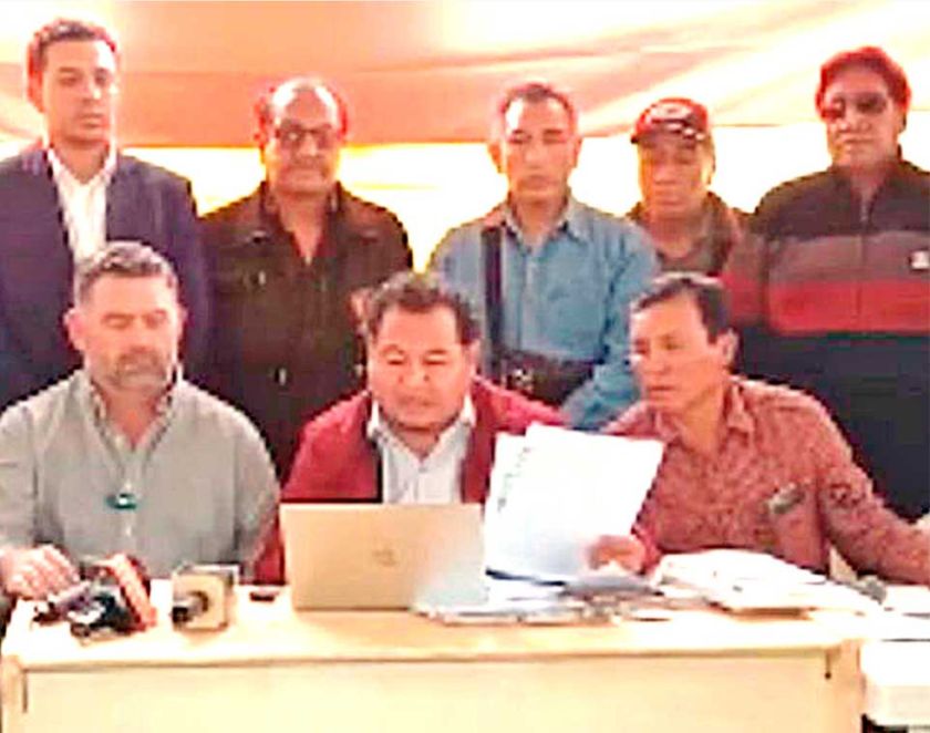 Sectores deciden marchar desde Patacamaya a La Paz