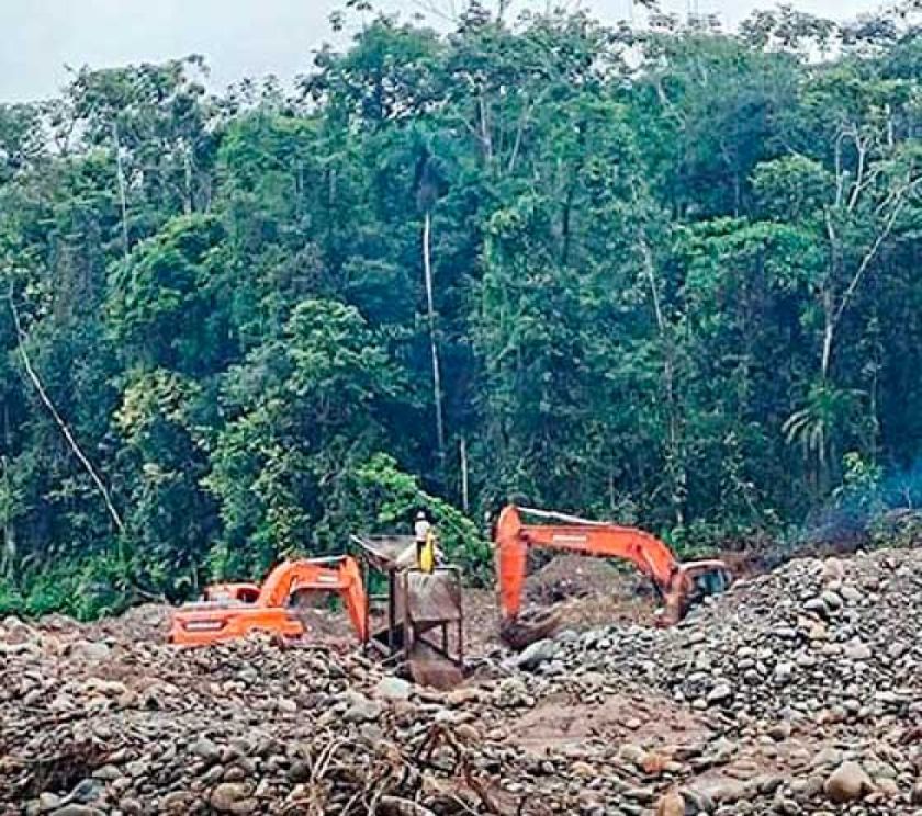 Suspenden actividades mineras ilegales