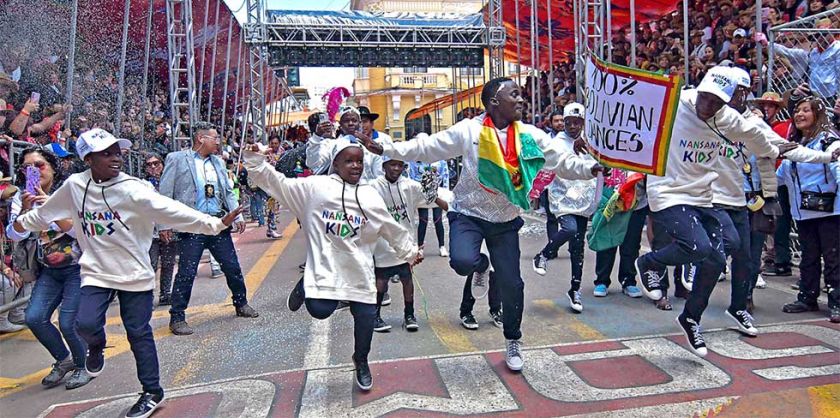 Los Nansana Kids llegan hoy a Sucre